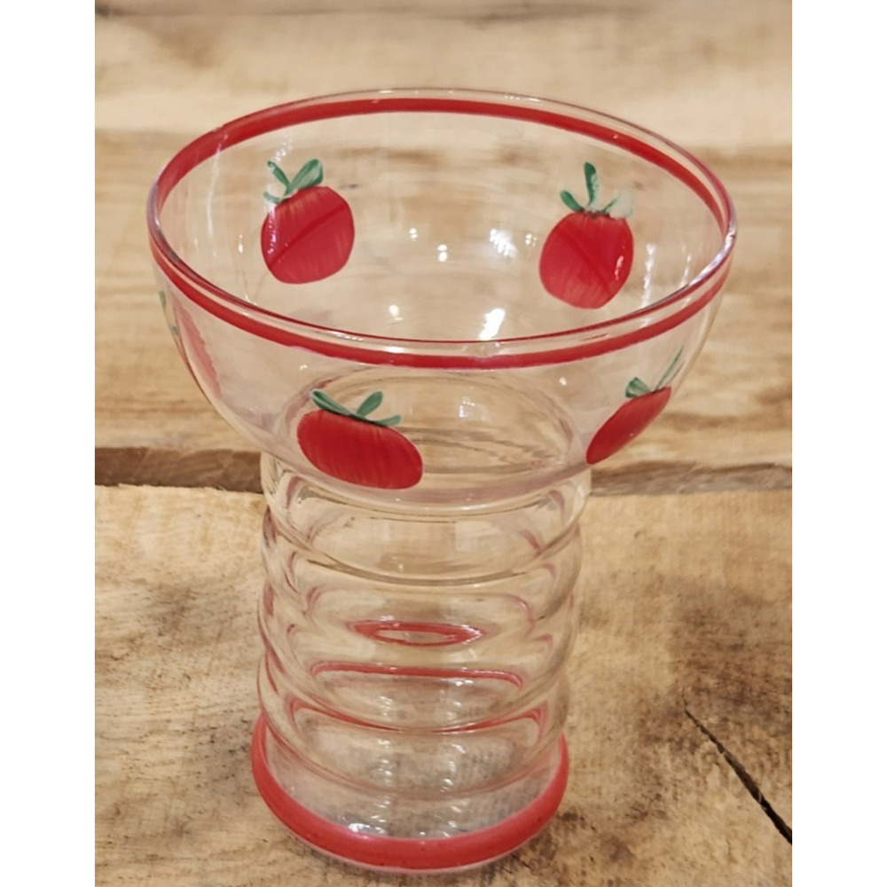 Vintage Dunbar Aramis Ring Tomato Juice Glass Set of 2 Approx 4 inches tall - Picture 3 of 16